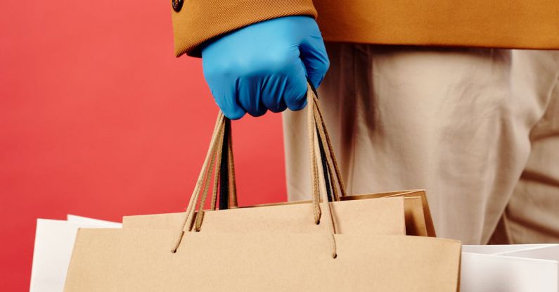 Black Friday - A Man Holding Shopping Bags