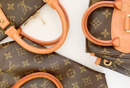 Designer Bags - Brown Louis Vuitton Monogram Leather Handbag